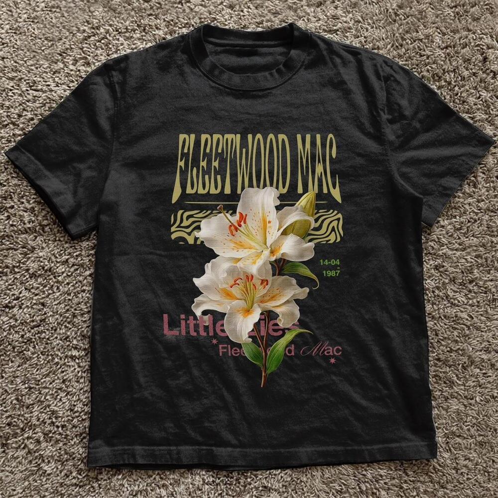 Black Fleetwood Mac Butterfly Tee